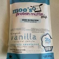 Suhkru kogus sees Moos protein muffin mix