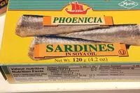 İçindeki şeker miktarı Sardines à l'huile de soya