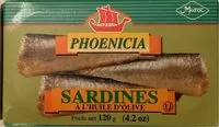 İçindeki şeker miktarı Sardines a l’huile d’olive