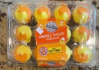 含糖量 candy corn cupcakes