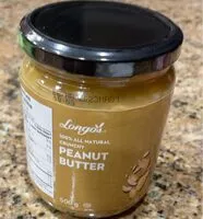 入っている砂糖の量 Longos 100% All Natural Crunchy Peanut Butter