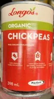 Quantité de sucre dans Organic Chick peas