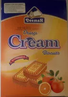Amount of sugar in Orange Cream Biscuits