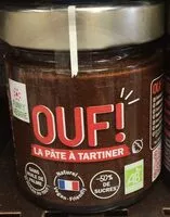 Amount of sugar in Ouf! La pate a tartiner