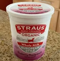 入っている砂糖の量 Whole Milk European Style Blueberry Pomegranate Organic Yogurt