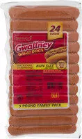 Zuckermenge drin Gwaltney original chicken hot dogs