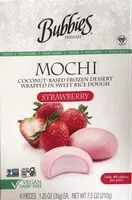 入っている砂糖の量 Strawberry Non Dairy Mochi