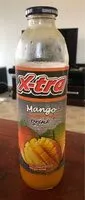 Suhkru kogus sees X-tra, mango drink