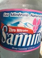 Sucre et nutriments contenus dans Sannine