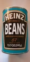 Suhkur ja toitained sees Heinz beans