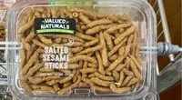 Suhkru kogus sees Salted sesame sticks