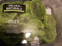 Suhkru kogus sees Dried kiwi slices