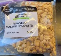 Suhkru kogus sees Roasted Salted Peanuts