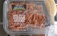 Suhkru kogus sees Honey Roasted Sesame Sticks