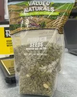 Suhkru kogus sees Pumpkin Seeds Roasted and Salted