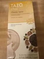 含糖量 Classic chai latte concentrate for a smooth chai