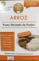 Azúcar y nutrientes en The konjac shop