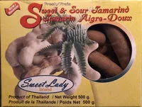 Gula dan nutrisi di dalamnya Sweet lady brand