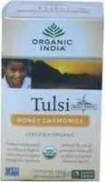 Zuckermenge drin Organic India Tulsi Honey Chamomile Tea Bags