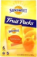 चीनी की मात्रा Fruit packs mediterranean apricots