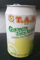 Jumlah gula yang masuk T.a.s., guava juice drink