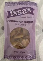 入っている砂糖の量 Flame Baked cinnamon sugar pita chips