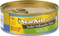 含糖量 Selects, Solid Light Yellowfin Tuna In Extra Virgin Olive Oil