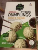 Jumlah gula yang masuk Korean style steamed dumplings chicken and vegetable