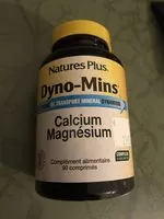 Sucre et nutriments contenus dans Nature plus calcium magnesium