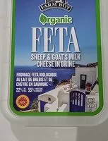 Suhkru kogus sees Feta cheese