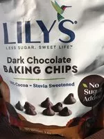 Quantité de sucre dans Lilys dark chocolate baking chips