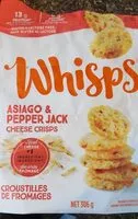 入っている砂糖の量 Asiago & Pepper Jack cheese crisps
