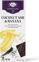 Zuckermenge drin Coconut ash banana superdark chocolate bar