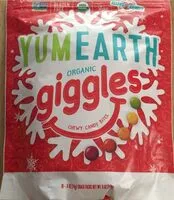 Jumlah gula yang masuk Yum earth organic giggles