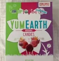 Jumlah gula yang masuk Organic Candies