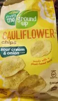 चीनी की मात्रा Cauliflower chips, sour cream and onion