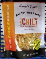 Количество сахара в Savory rice snack sweet chili with roasted peanuts