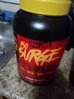 入っている砂糖の量 Whey isolate
