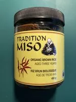 中的糖分和营养成分 Tradition miso