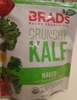 चीनी की मात्रा Brads raw kale crnchy naked