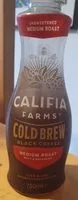 İçindeki şeker miktarı Cold brew black coffee medium roast