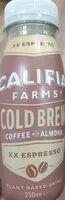 İçindeki şeker miktarı Cold brew coffee almond