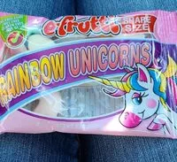 Jumlah gula yang masuk Rainbow Unicorns