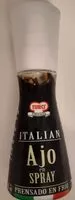 Suhkru kogus sees Italian garlic spray