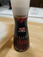 Suhkru kogus sees Italian chile spray