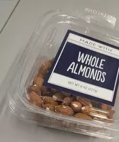 入っている砂糖の量 Whole Almonds