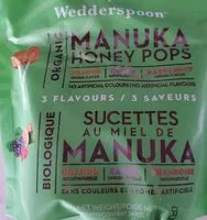 Amount of sugar in Manuka honey pops