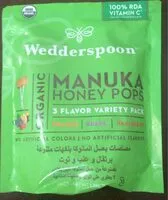 Amount of sugar in Manuka honey pops