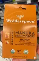 Amount of sugar in organic manuka honey drops