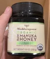 Amount of sugar in Organic raw manuka honey